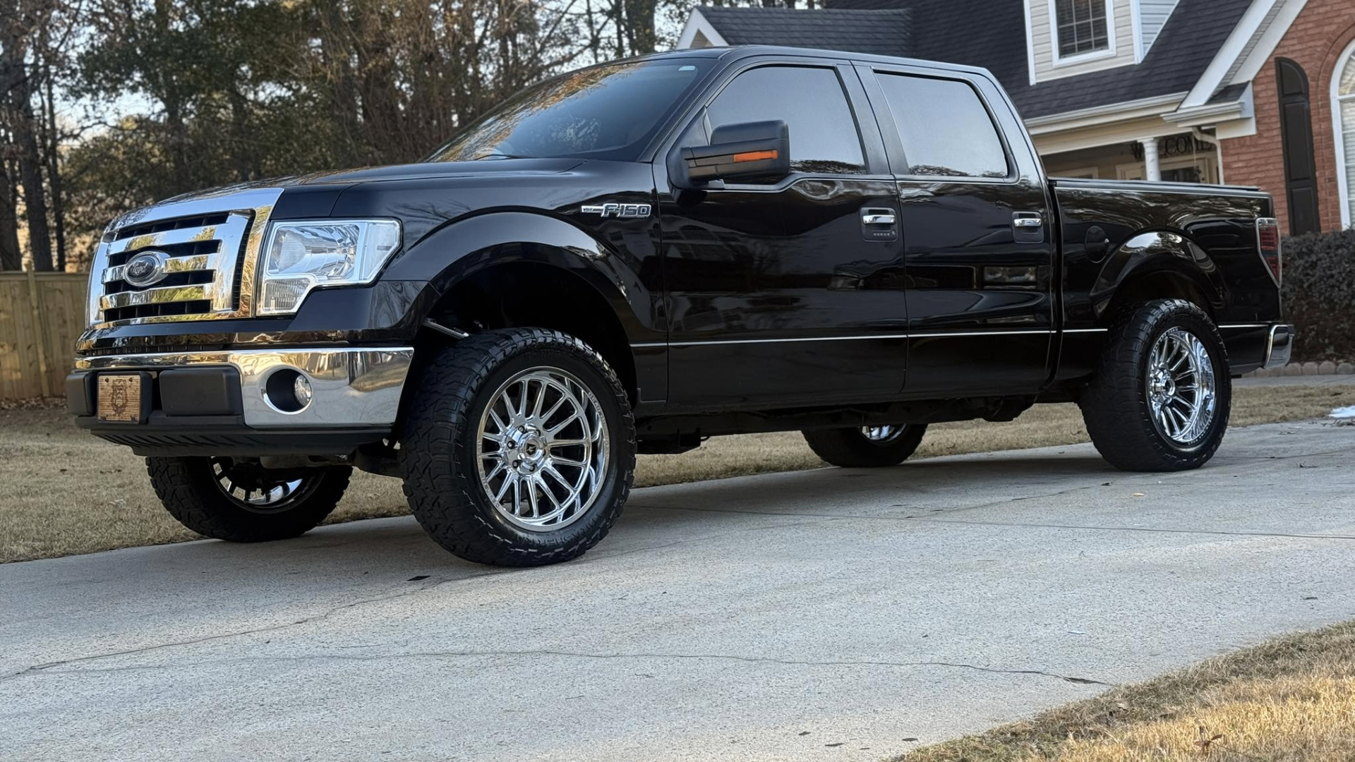 Black Ford F-150 detail