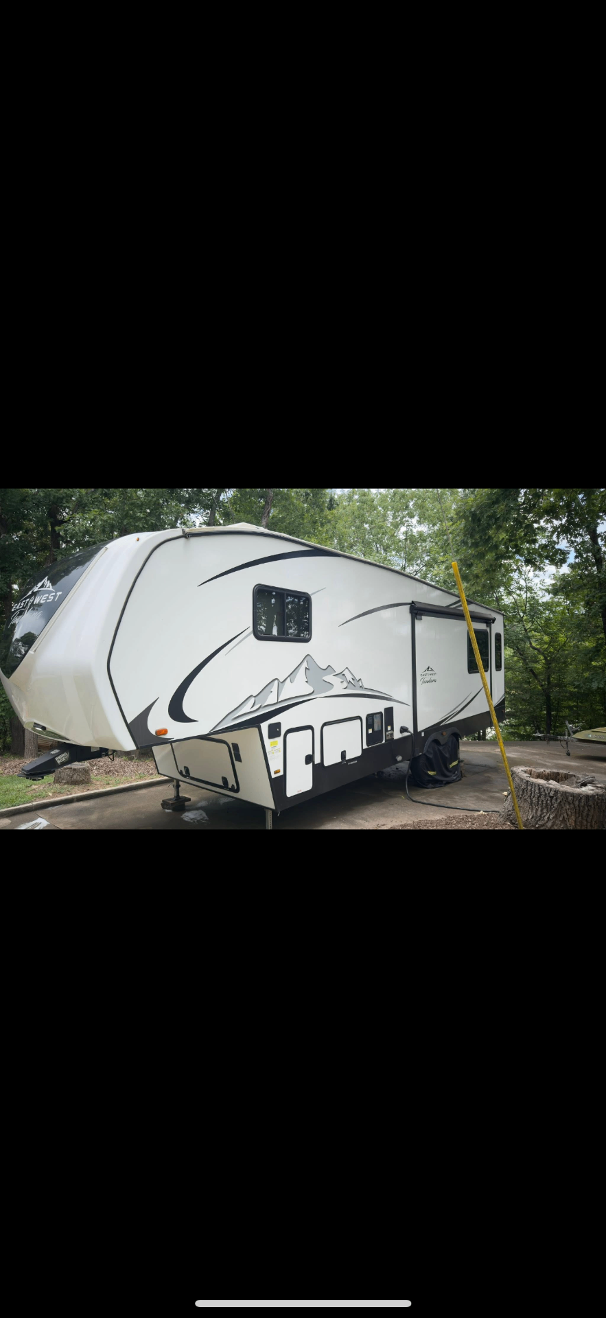 Travel trailer wash