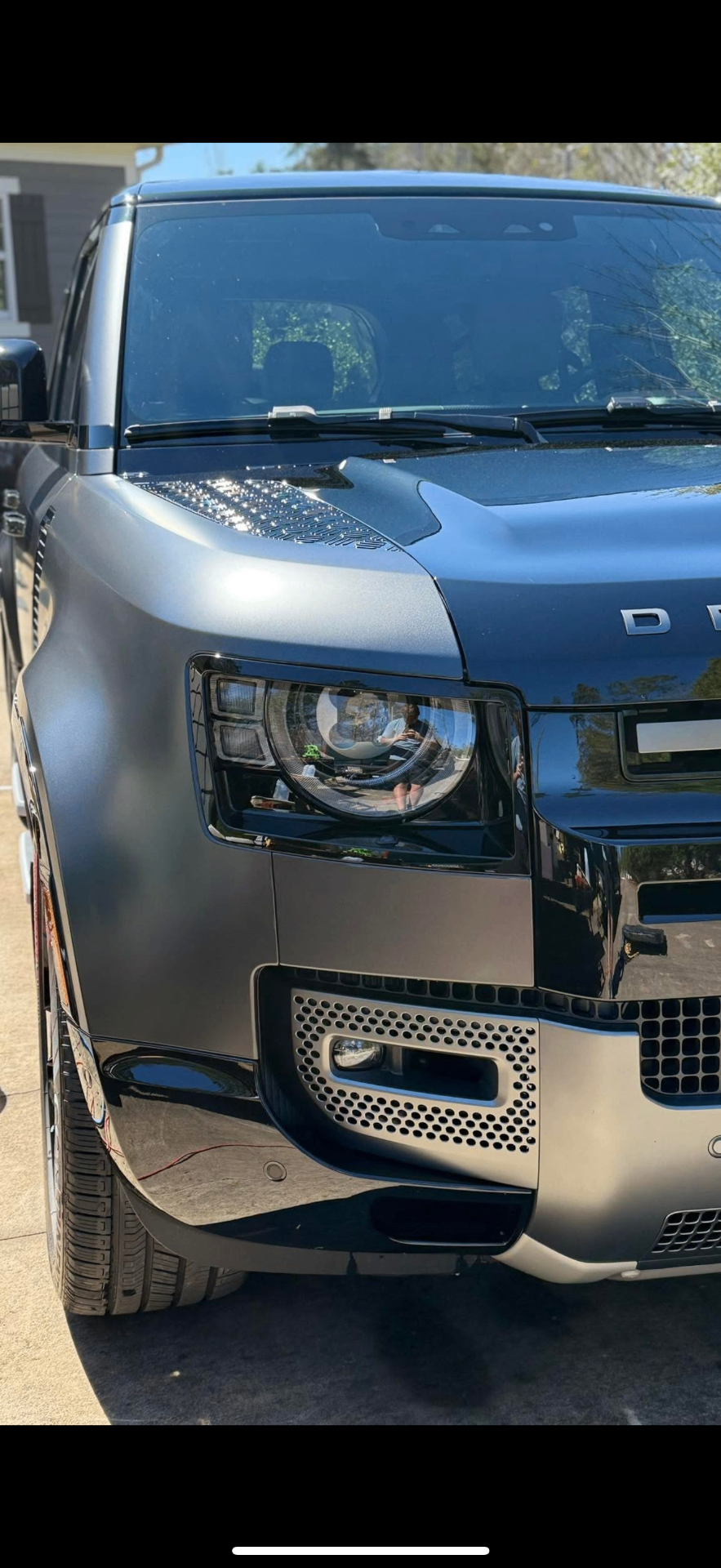 Land Rover Defender close-up detail