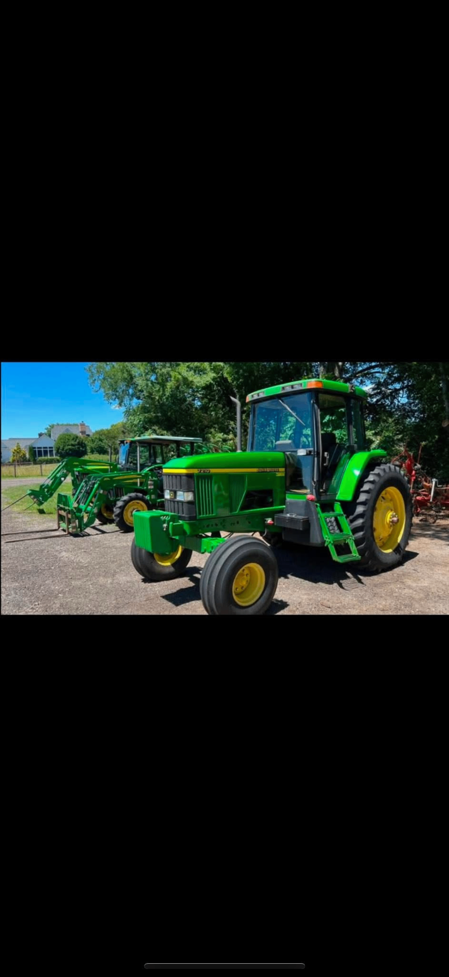 John Deere tractor wash